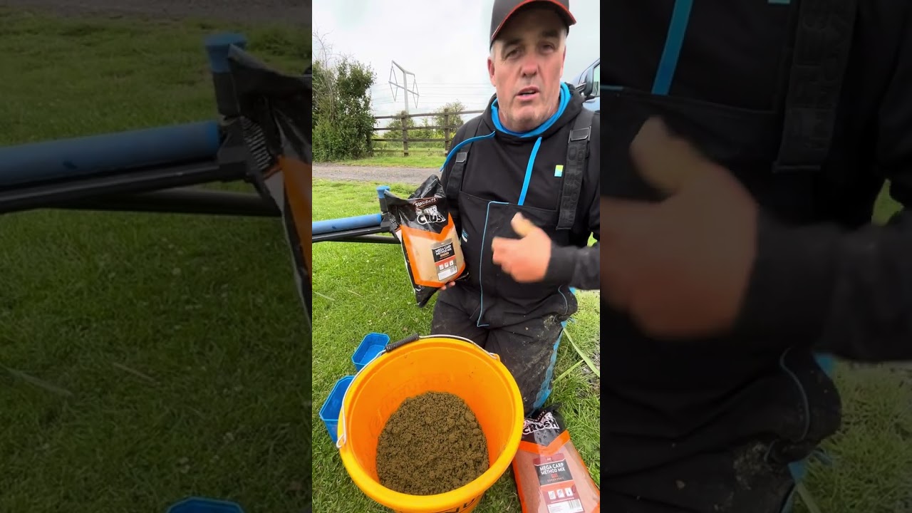 ⁠A little demo of mixing the new @Sonubaits mega carp method mix from the spring launch🚀
