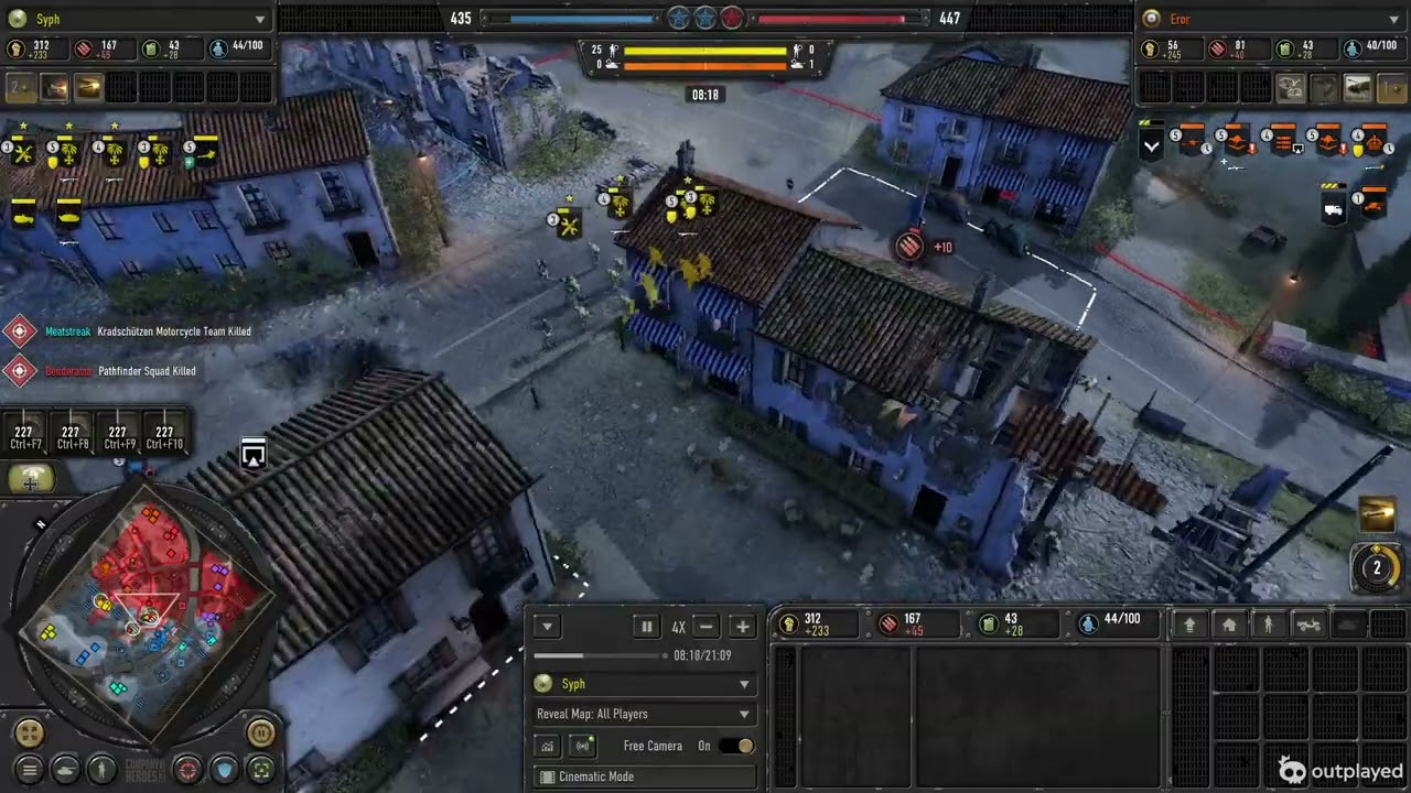 COH3 | Stuka Dive Bomb on Riflemen @ 5 min | Company of Heroes 3 DAK