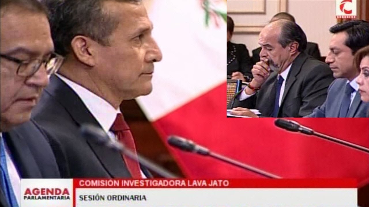 Expresidente Ollanta Humala con Alberto Otárola se enfrentaron a la comisión Lava Jato del Congreso