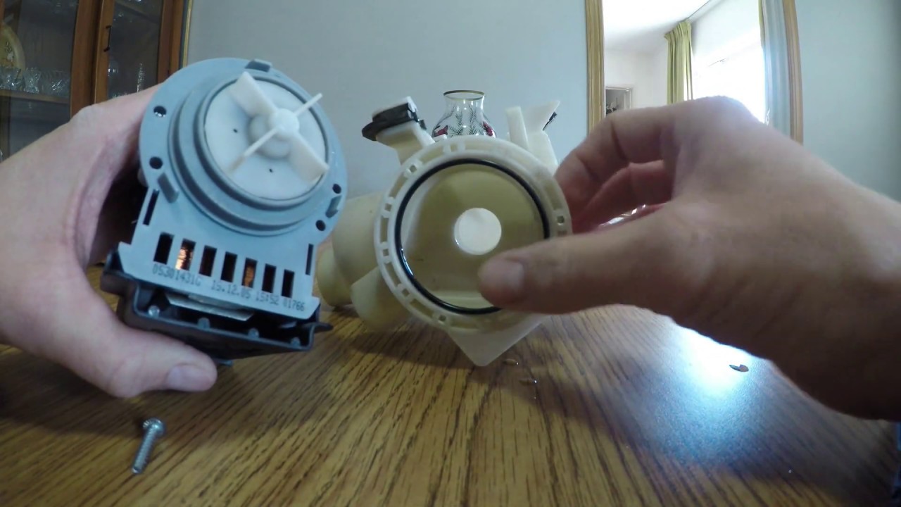 Whirlpool Duet GHW9150PW2 Drain Pump Assembly removal Motor Change and filter cleanout.