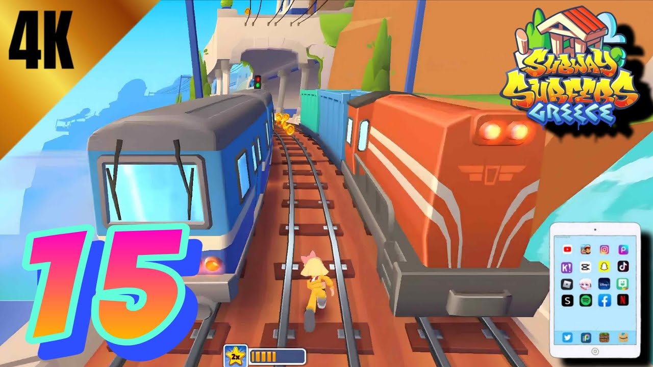 Subway surfers Greece August 8th, 2022 Gameplay Walkthrough Part 15 -  ( PC ) 4K