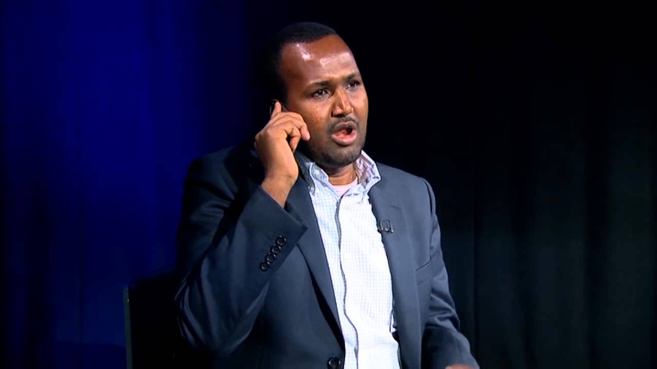 Jamal Osman speaks to al-Shabaab spokesman Sheikh Ali Dheere
