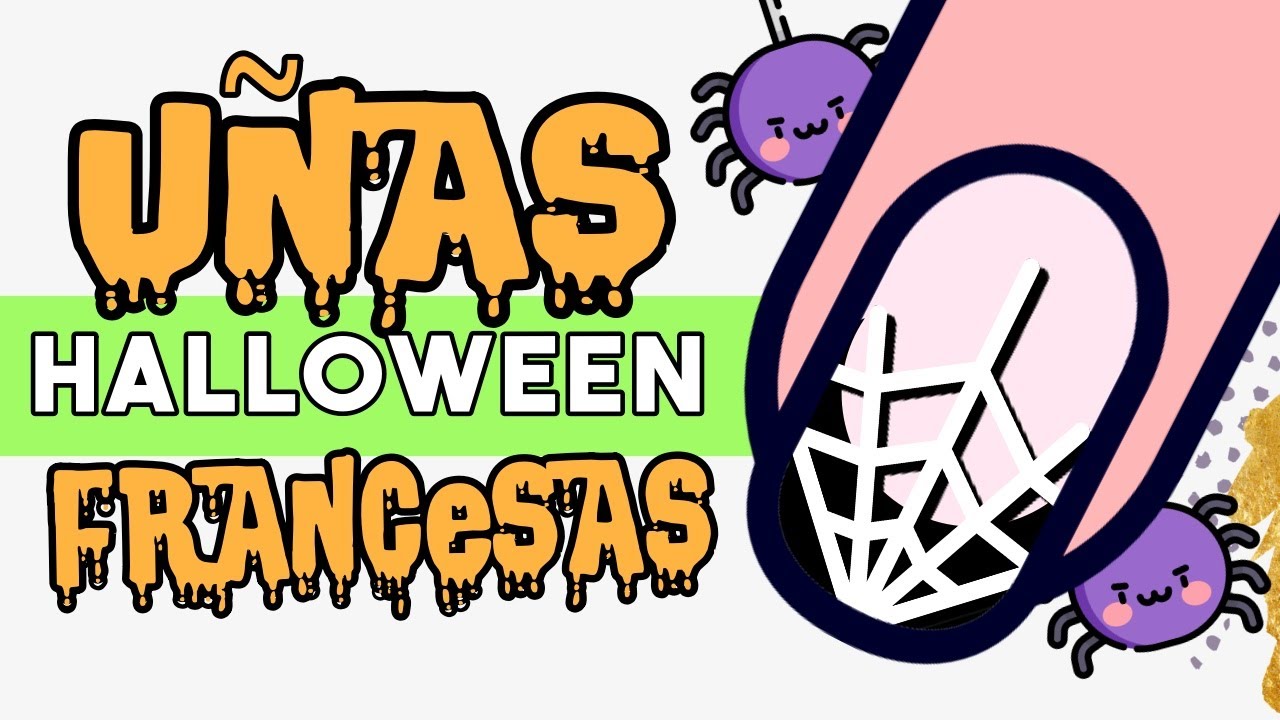 ¡SORTEO INTERNACIONAL! · 5 UÑAS HALLOWEEN FRANCESAS