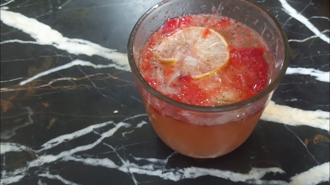 Refreshing Strawberry Lemon Drink | Ramzan Special #viralvideo #cooking #pakistanifood