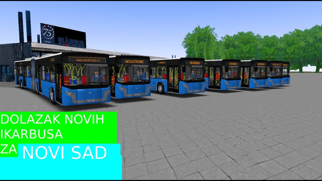Dolazak Ikarbusa u Novi Sad (2017) IK 218N OMSI 2