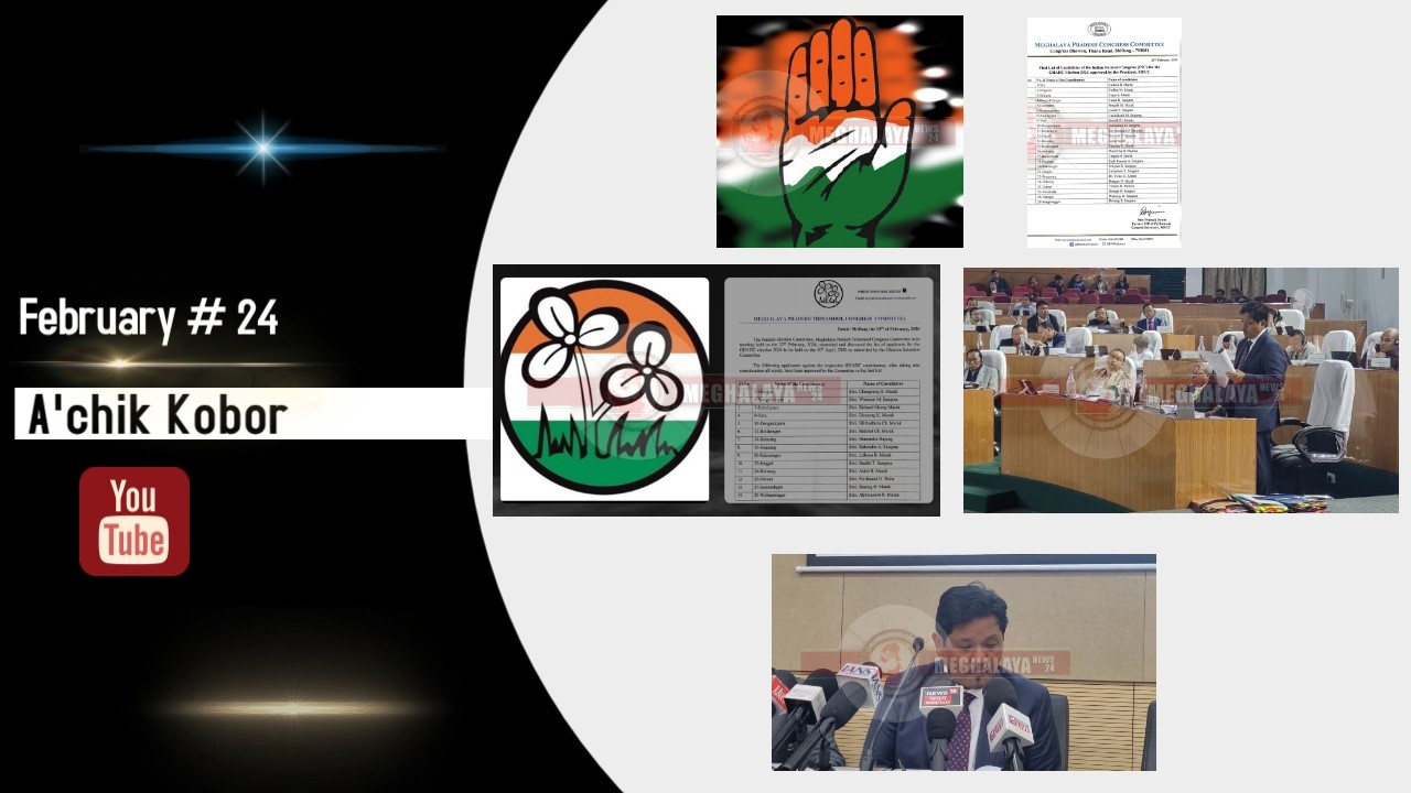 Meghalaya Round up Garo news | 24 February  2026.