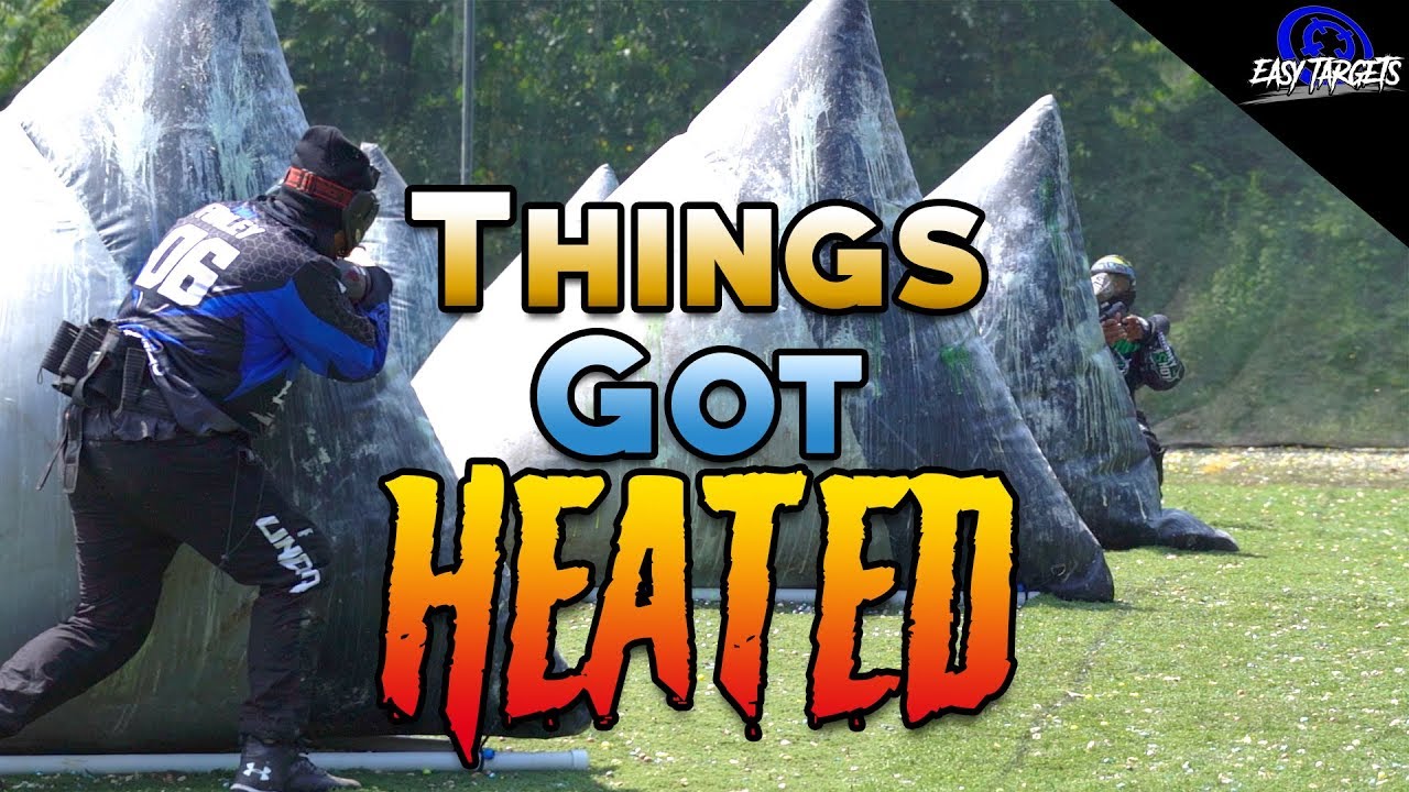 Paintball RAGE! / / Throwing Pods! / /  The Heat Got To Us!