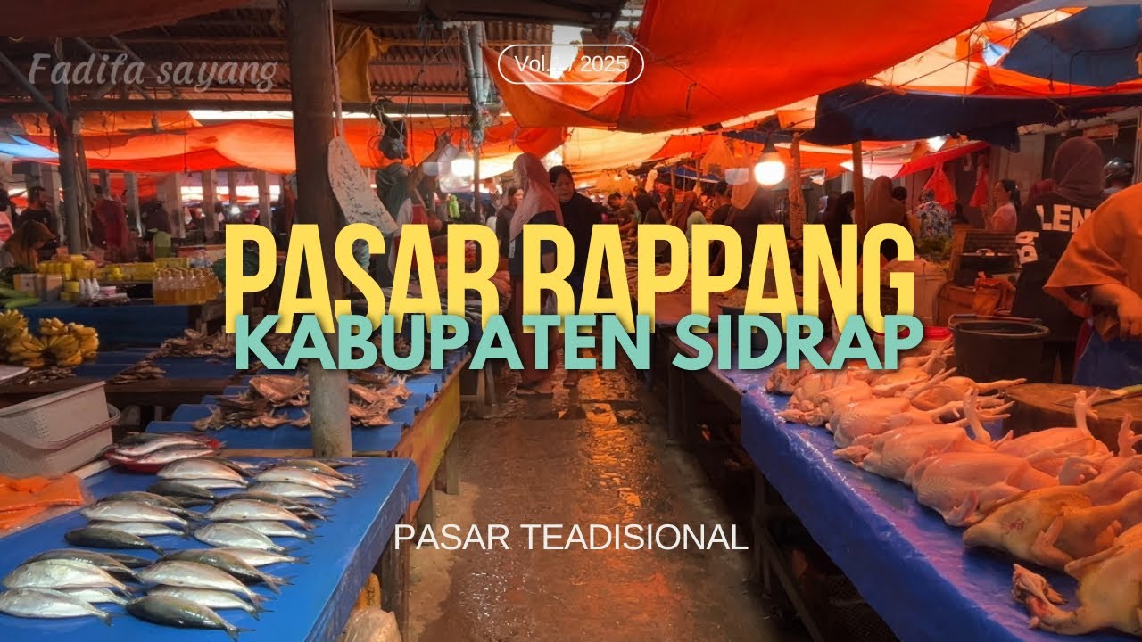 Hiruk pikuk Pasar Rappang, Semuanya lengkap ada disini.