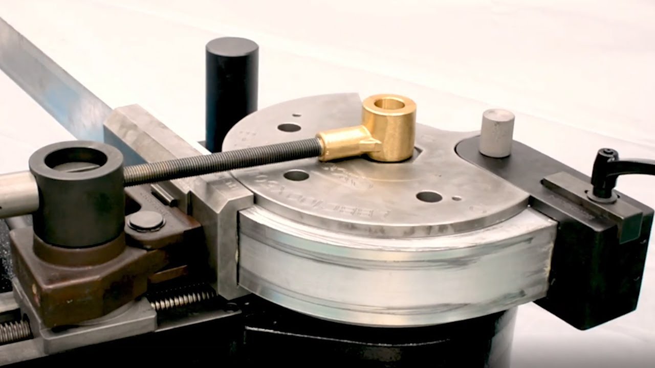 Ercolina's TB100 Rotary Draw Tube Bender - Bending Aluminum Profile 4inx2in R8in - .5in wall