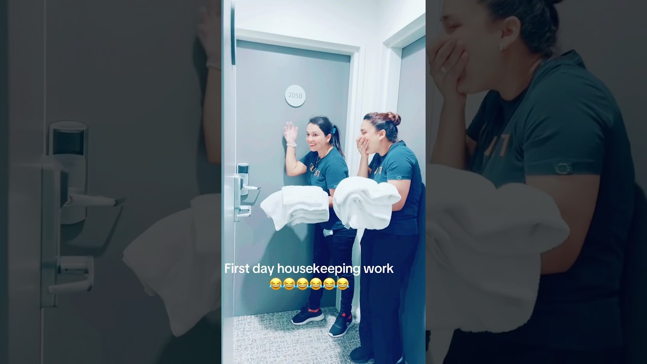 First day House keeping 💸🤣#housekeeping #housekeepingjobs #nepaliinhousekeepingworkineurope