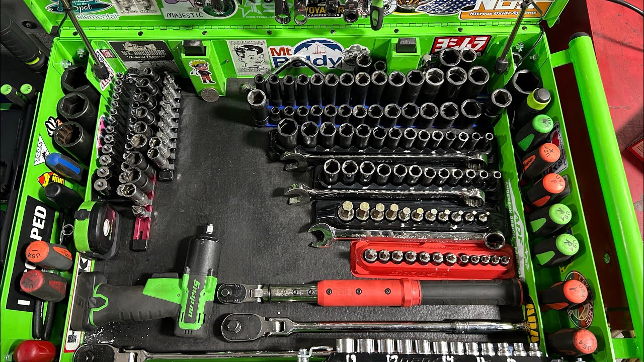 Экскурсия по тележке для инструментов U.S. General Harbor Freight с пятью ящиками (Toyota Technic...