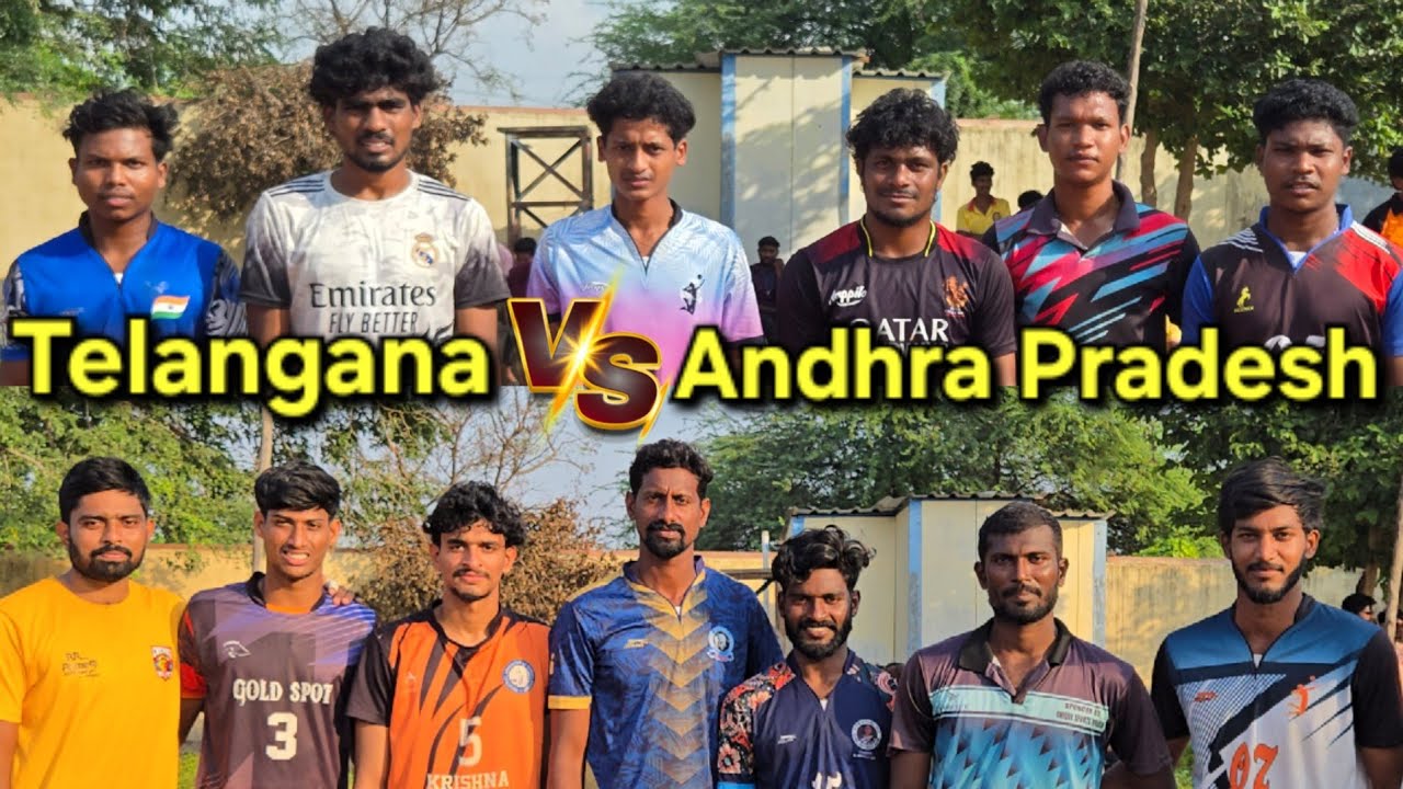 ANDHRA 🆚️ TELANGANA | Thallapalle volley tourney , palnadu dist | #kamalvideos amazing volley videos