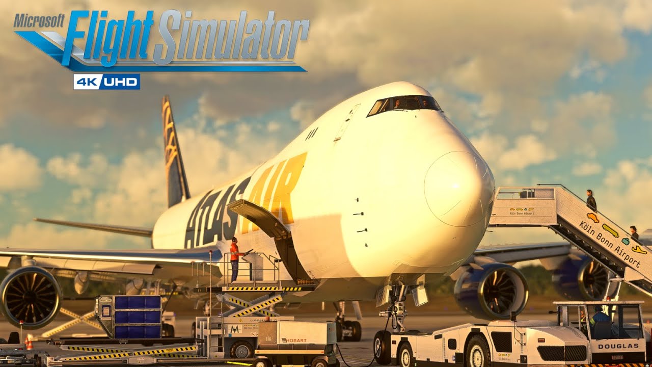 B747-8F Atlas Air | Cologne - Anchorage | Full Flight | MSFS2020