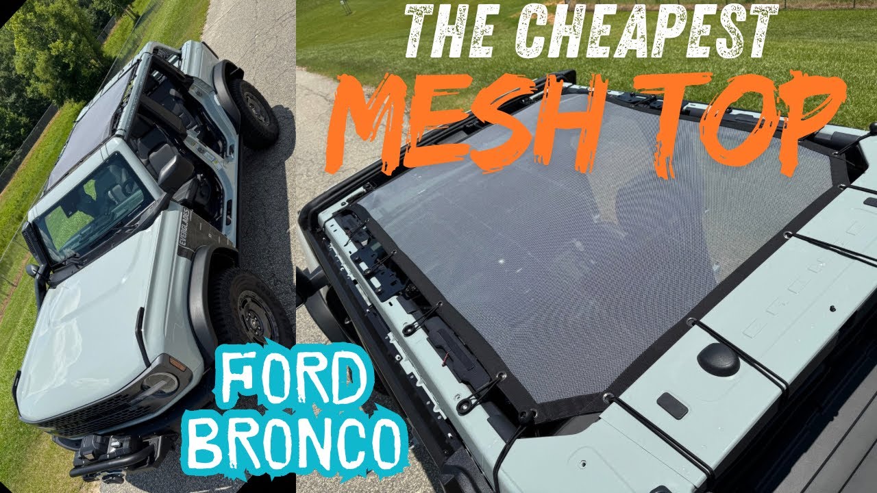 Best Bimini Top for Ford Bronco? Sukemichi Sunshade Review & Install