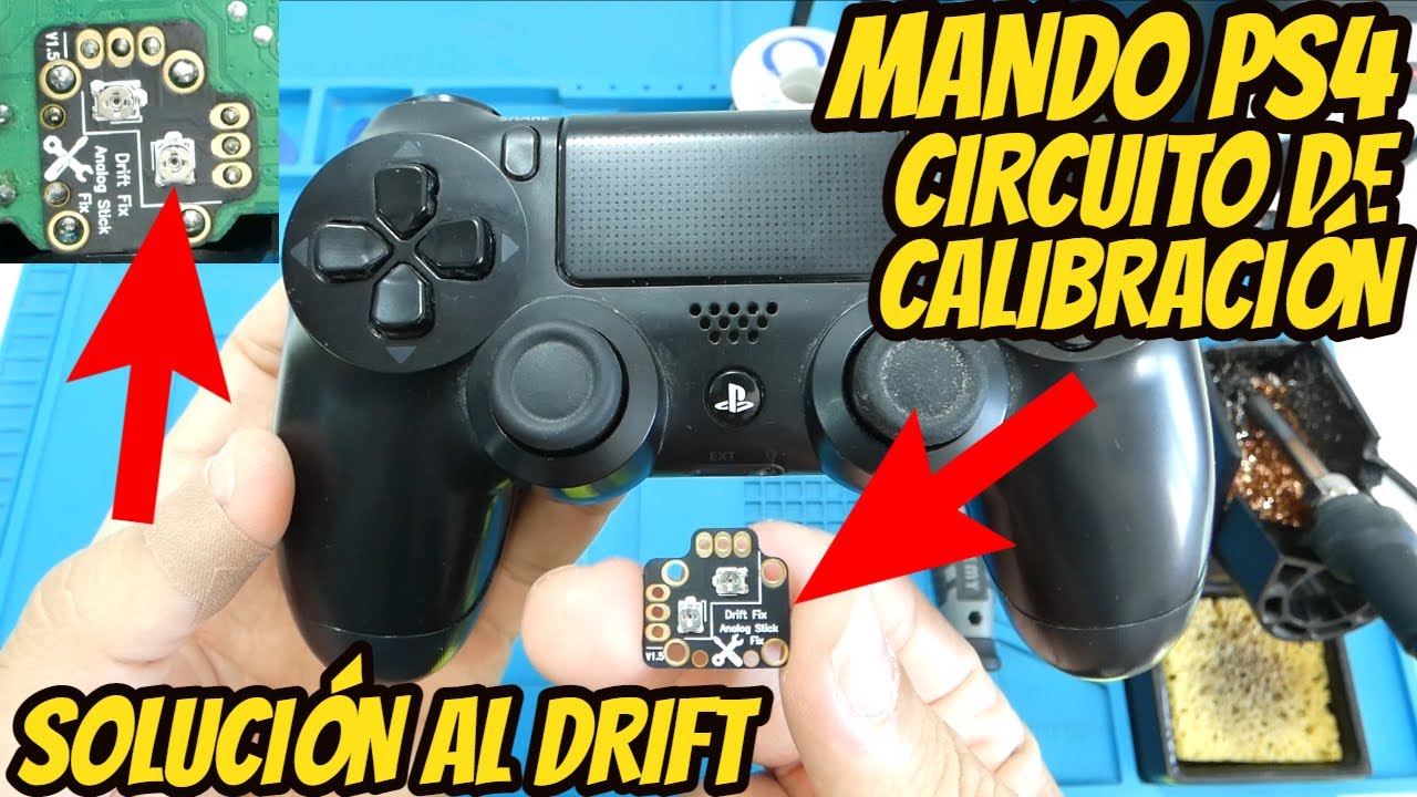 Mando PS4 Como Usar Circuito de Calibración // Eliminar Fallo Joystick con Drift Fix