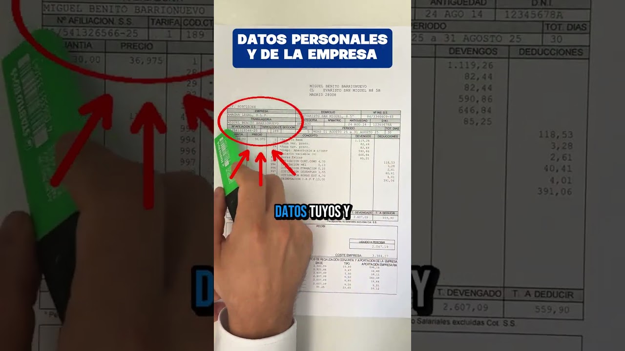 📄 Entiende tu n&oacute;mina de una vez por todas 💸 &iquest;De verdad sabes cu&aacute;nto cobras?