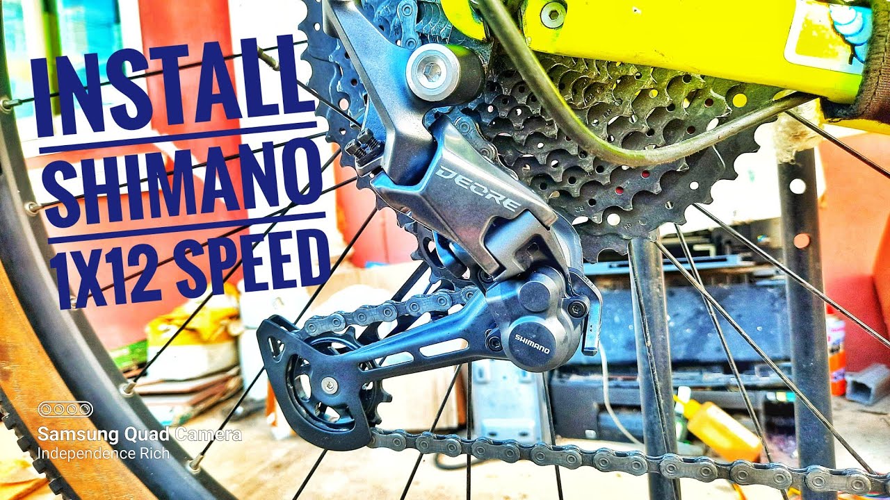 ติดตั้ง Shimano M6100 1×12 Speed วิธีตั้งเกียร์ 12 สปีด