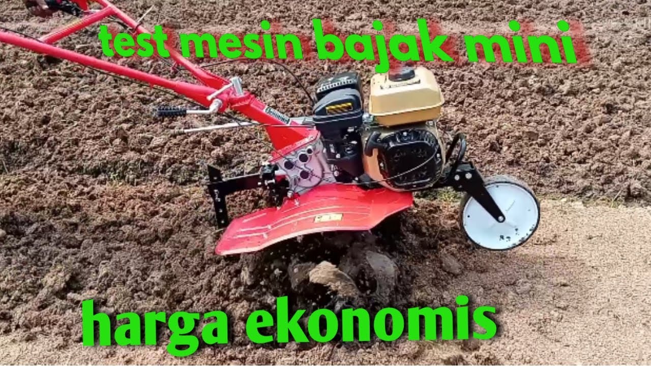 Mesin bajak mini/traktor untuk di lahan keras dan lengket