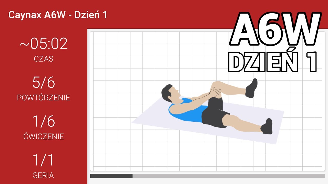 Aerobiczna 6 Weidera - Caynax A6W - Dzień 1 (pl)