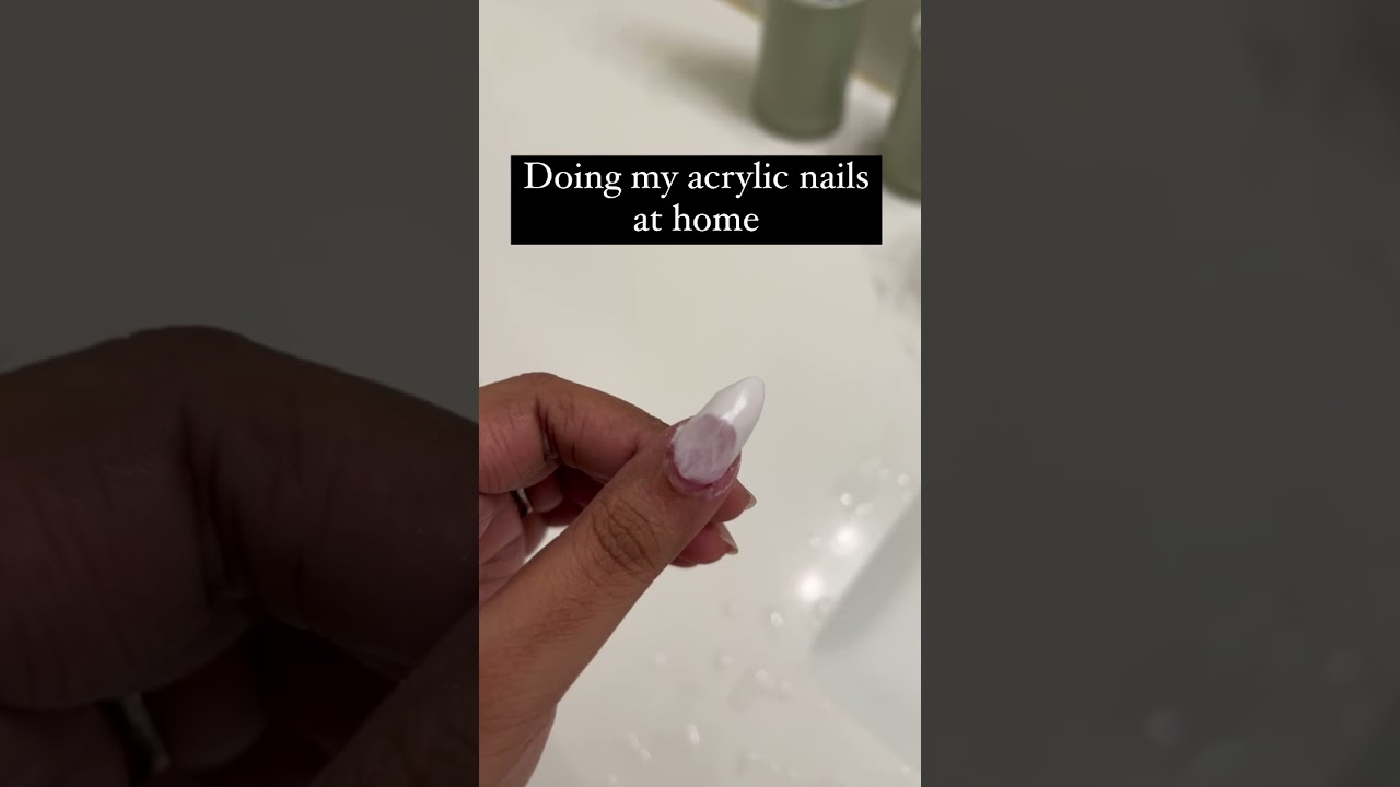 Acrylic nails at home 
