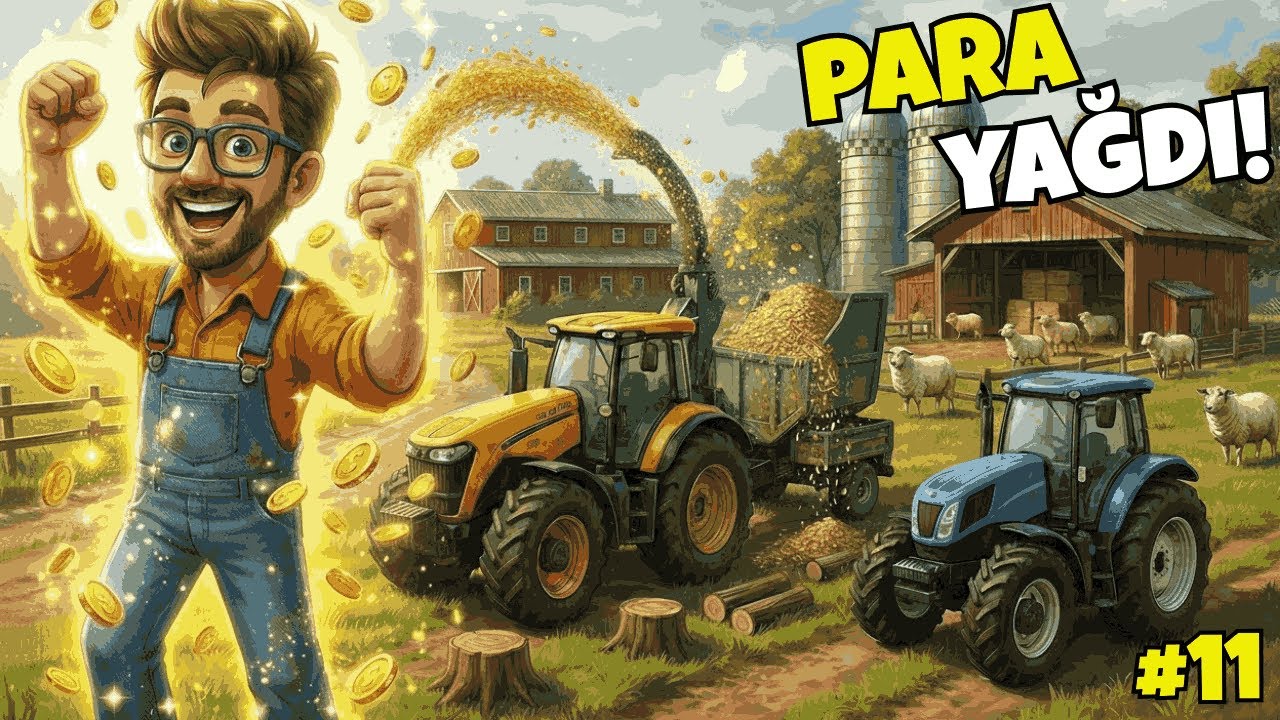 💰 BUGÜN PARA YAĞDI! Kazanç Yöntemini Keşfettim! – FS25 #11