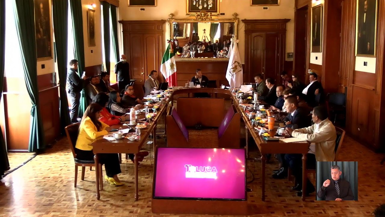 Trigésima Novena Sesión Ordinaria del Cabildo de Toluca