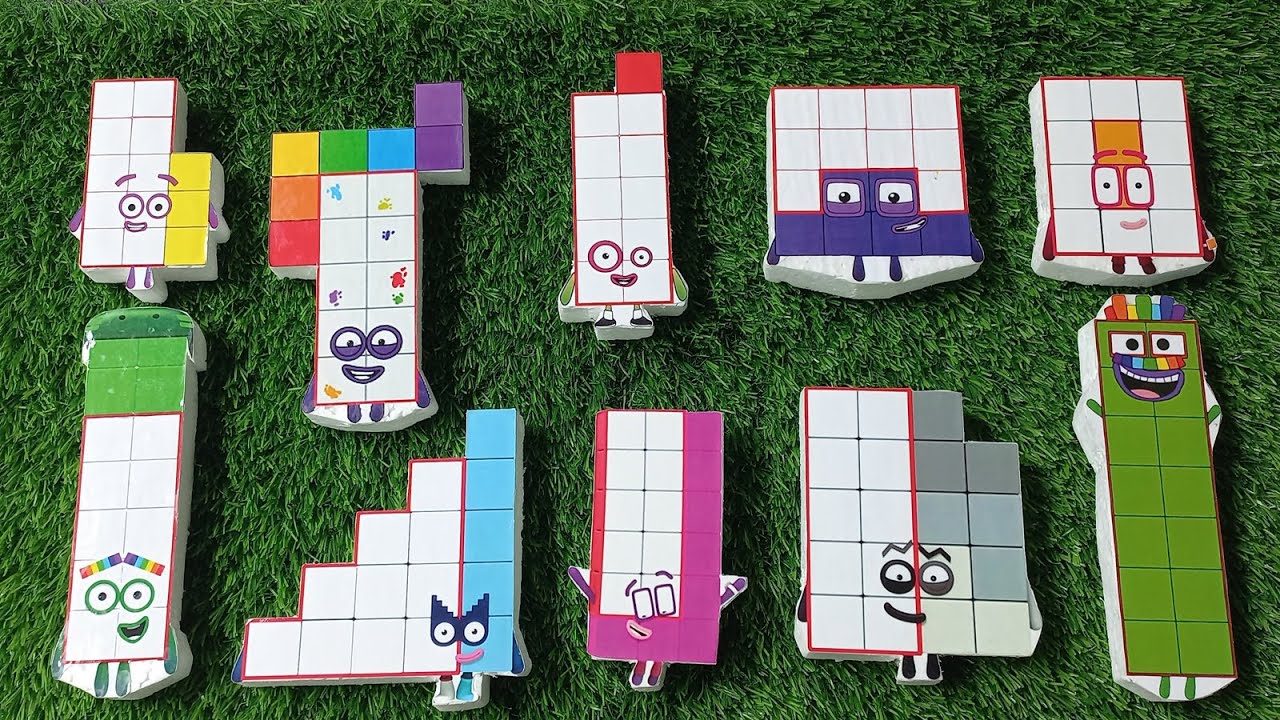 Numberblocks7 Box of Compilation Step Squad vs Alphablocks ASMR Shot Gun Satifying Video ASMR