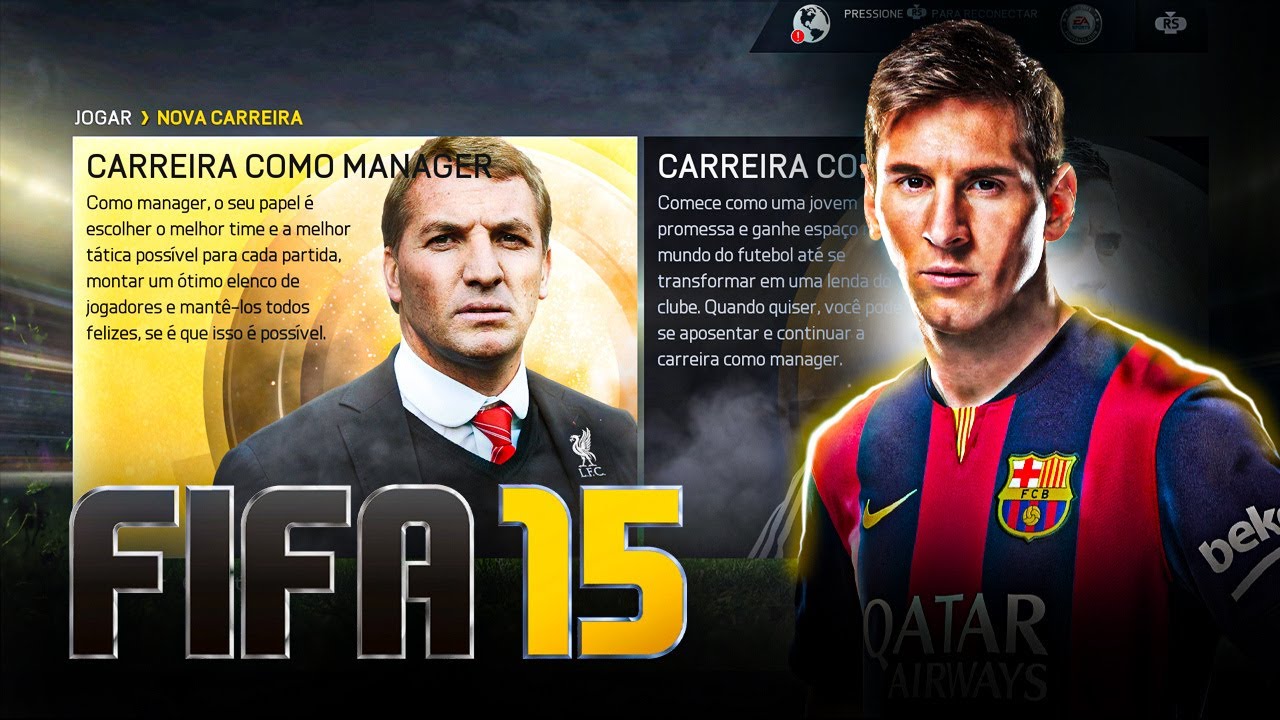 O FIFA 15 tinha o MELHOR MODO CARREIRA de todos os tempos!