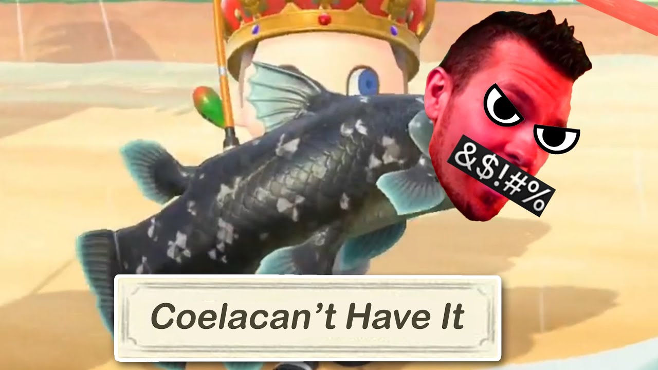 🤬 Мой НЕВЕРОЯТНЫЙ улов латимерии в Animal Crossing New Horizons!