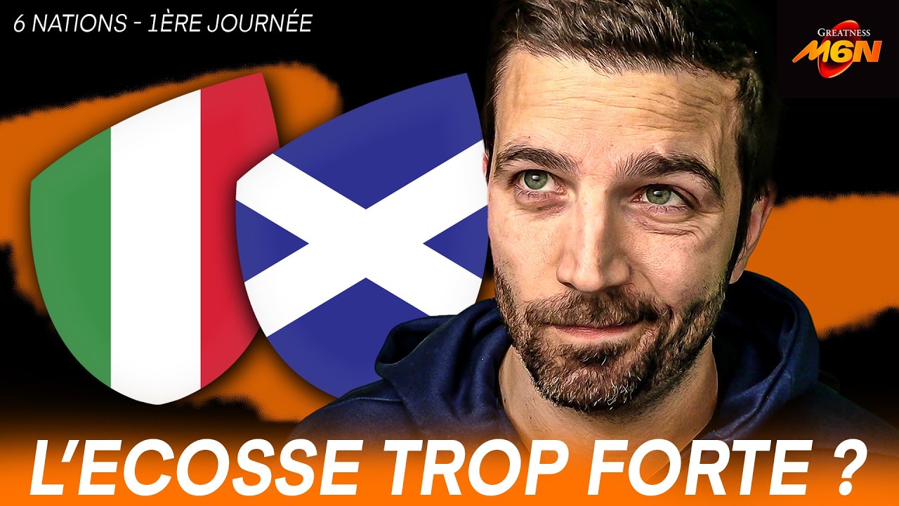 🏉ITALIE v ECOSSE - 1ère JOURNÉE du 6 NATIONS 2026