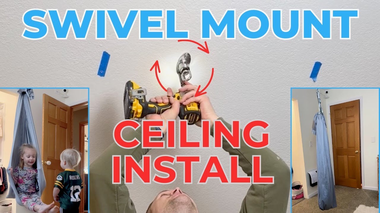 How to Attach a Swivel Mount to the Ceiling