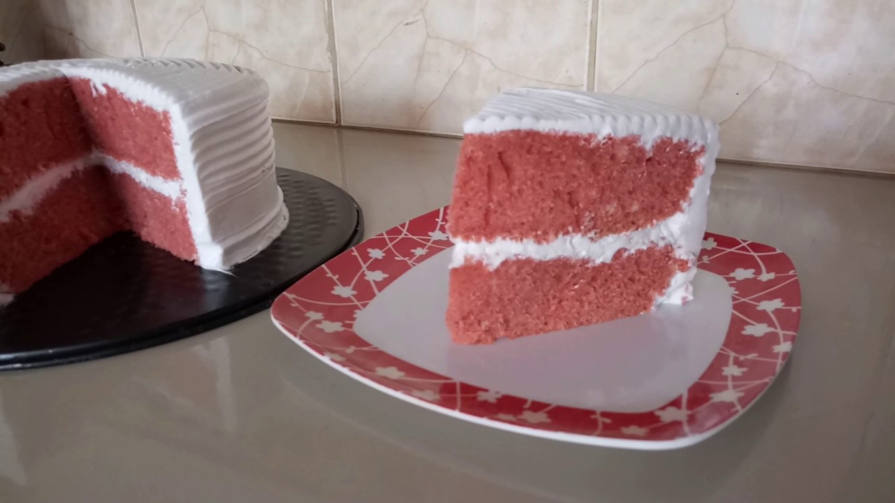 TORTA HÚMEDA DE FRESA ¡RECETA FÁCIL!