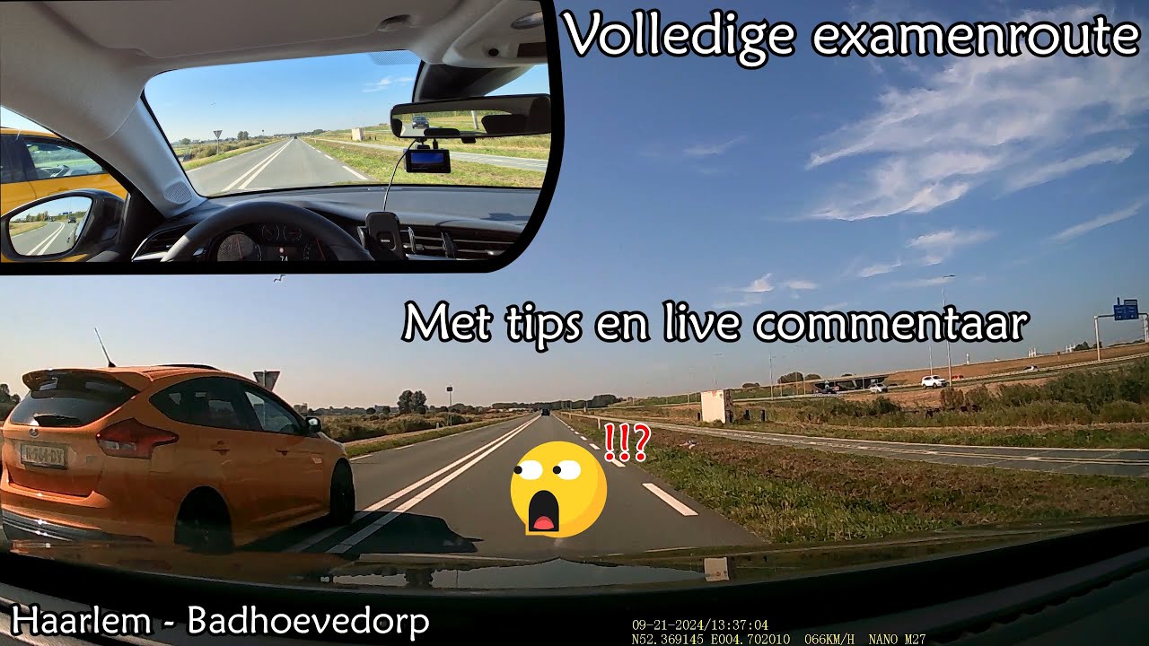 Examenroute met live tips en instinkers (Badhoevedorp)