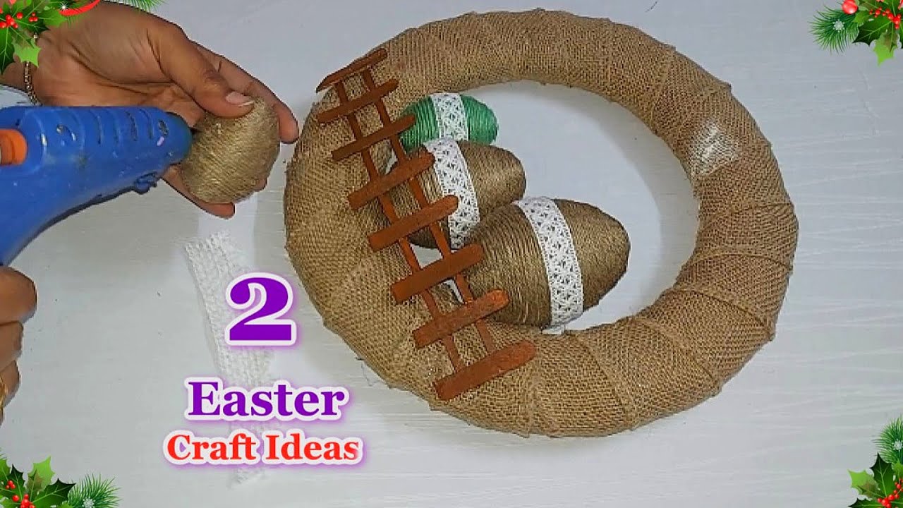 DIY Low Cost 2 Easter decoration ideas from ordinary materials | DIY Easy Easter craft idea 🐰