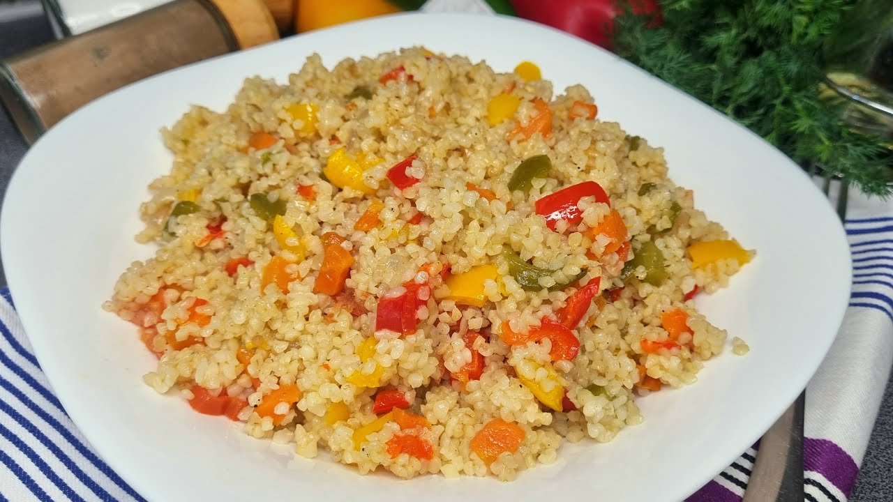 FOARTE GUSTOS! CEA MAI BUNA RETETA DE BULGUR / Невероятно Вкусно! Лучший рецепт Булгура с овощами
