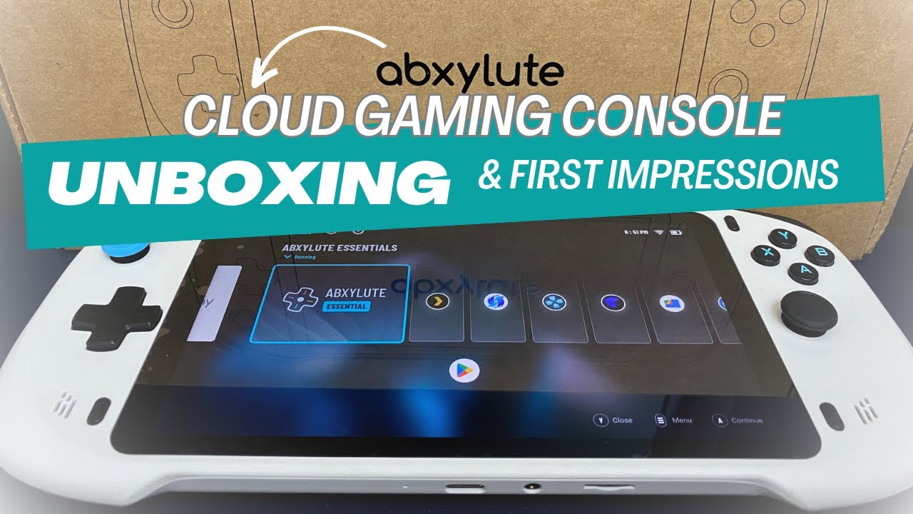 Распаковка Abxylute и первые впечатления | Android | Облачный гейминг | Xbox | Steam | PS5 | Стри...
