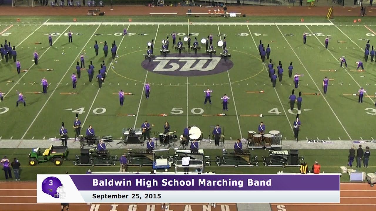 Baldwin High School Marching Band - September 25, 2015
