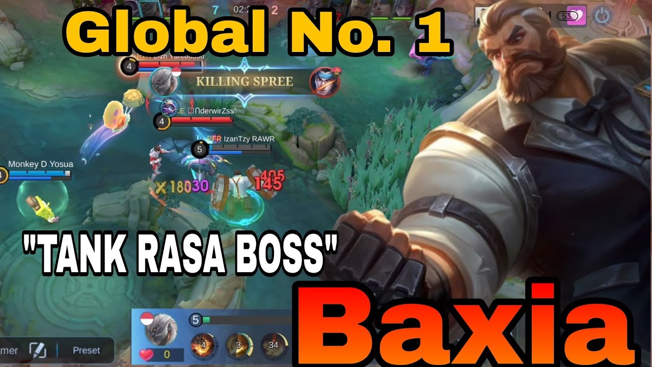 Gameplay Baxia Top Global | Rotasi & Anti Heal Terbaik