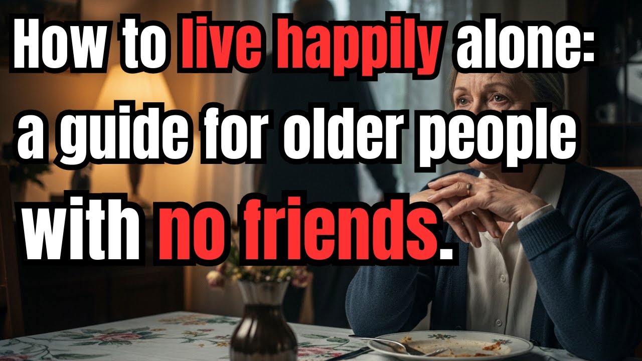How to Live Happily Alone After 60: A Guide for Older Adults With No Friends or Family!