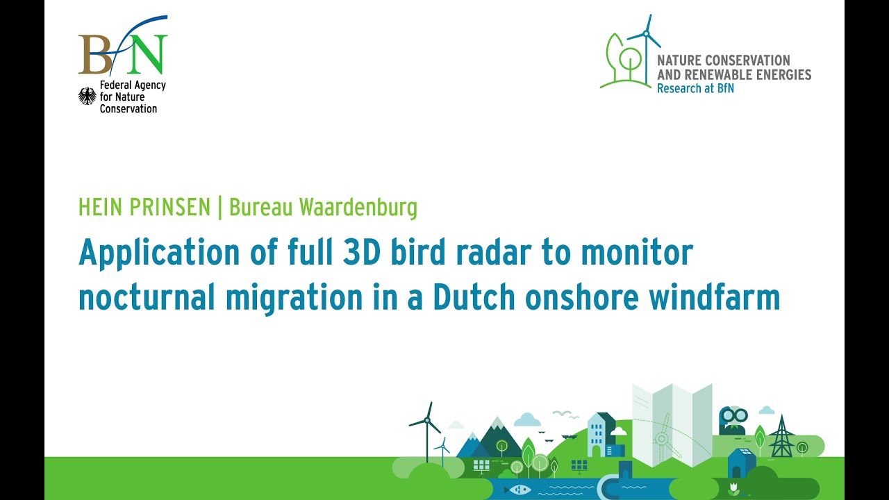 Hein Prinsen, Bureau Waardenburg: Full 3D bird radar to monitor nocturnal migration in a windfarm