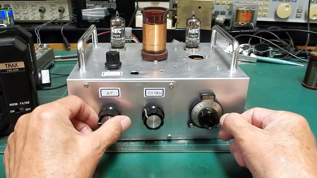 12Vでスピーカを鳴らす0-V-3受信機の製作