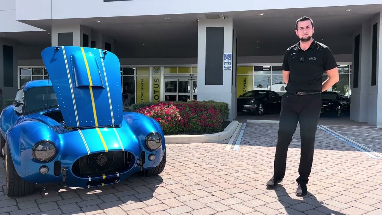 1965 Backdraft Racing Shelby Cobra WALKAROUND with Alex @ Naples Motorsports