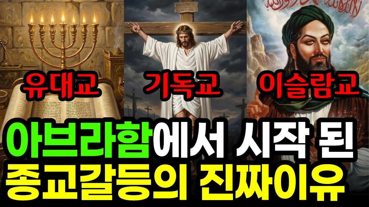 기독교, 유대교, 이슬람교는 결국 같은 신을 믿는다? | 아브라함에서 시작 된 세 종교의 시작ㅣ15분 총정리