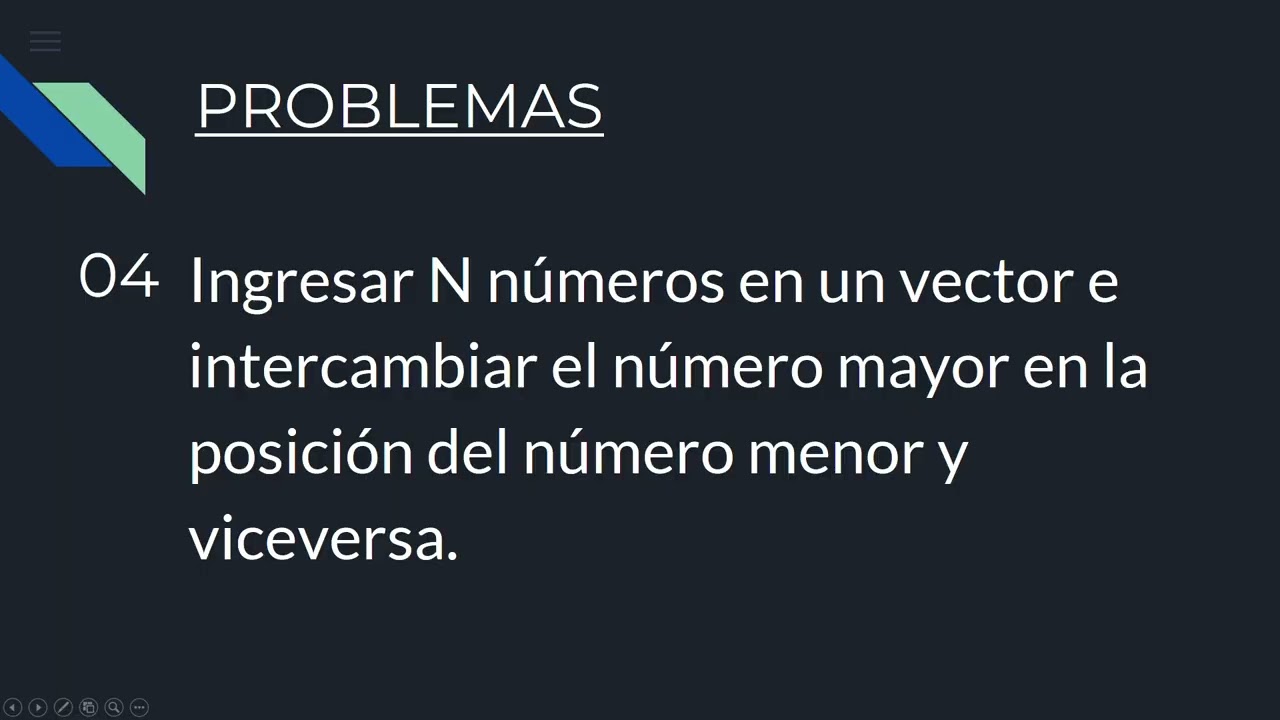 Programaci&oacute;n Vectores UCV
