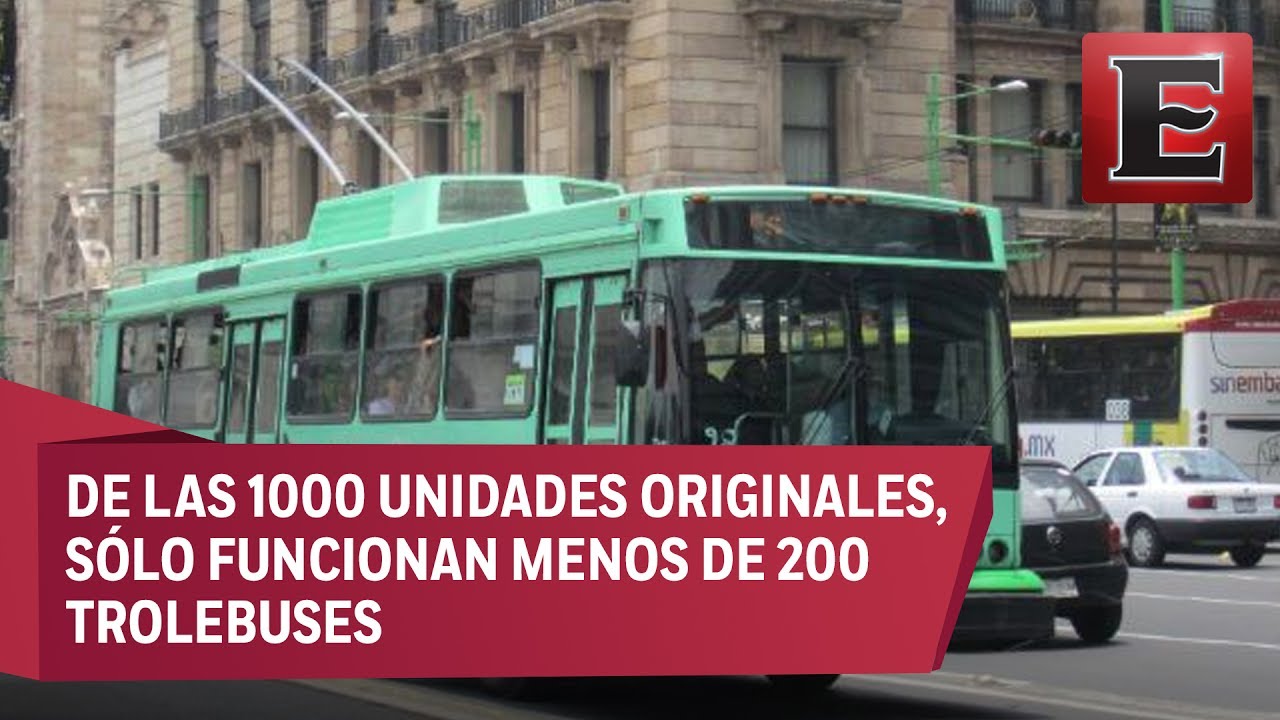 Trolebús CDMX transporte con los días contados
