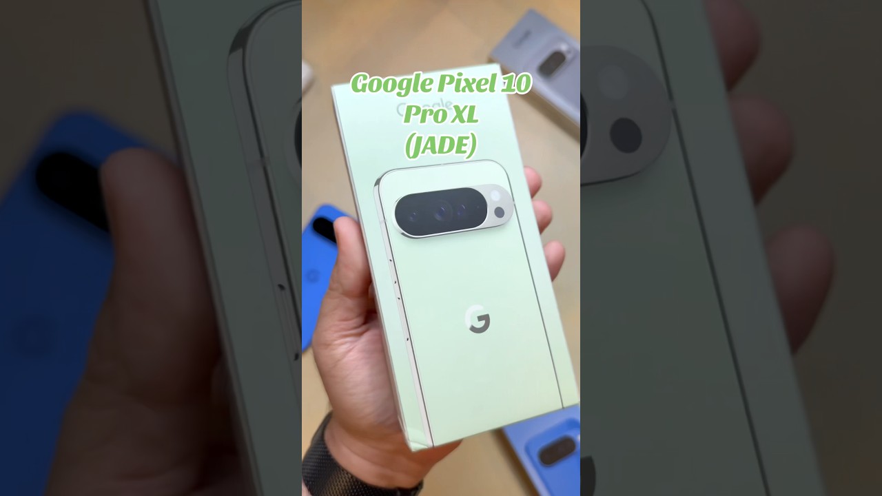 Google Pixel 10 Pro XL (Jade) unboxing! 📱
