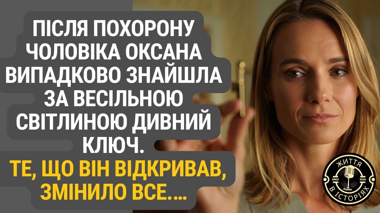 Ключ, знайдений за весільною фотографією, став початком історії, що змінила її життя...