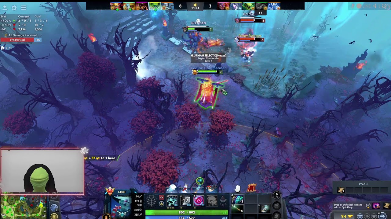 Dota 2 wit the gang