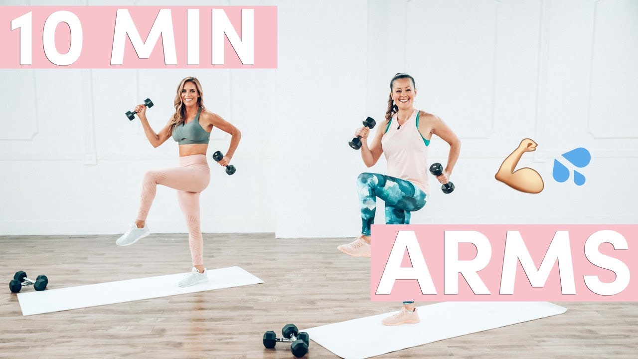 10 Minute Tank Top Arms Workout w/ POPSUGAR