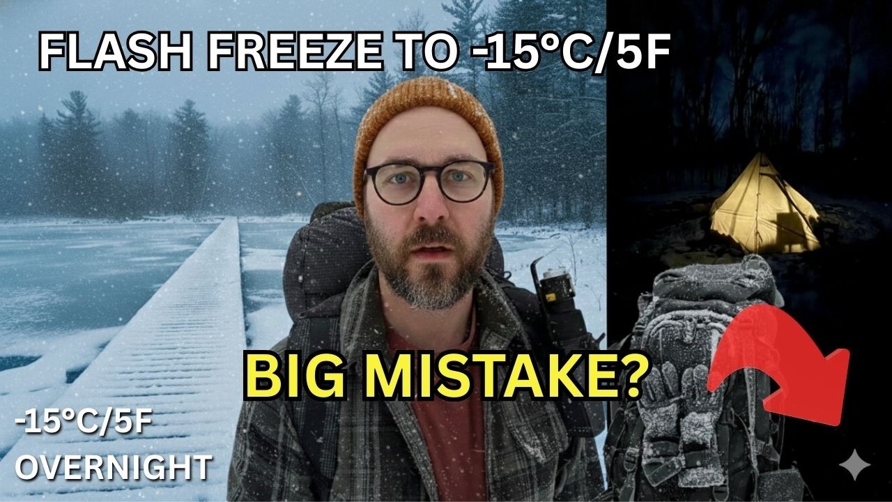 I Didn't Expect a Flash Freeze... (Solo Hiking Frontenac)